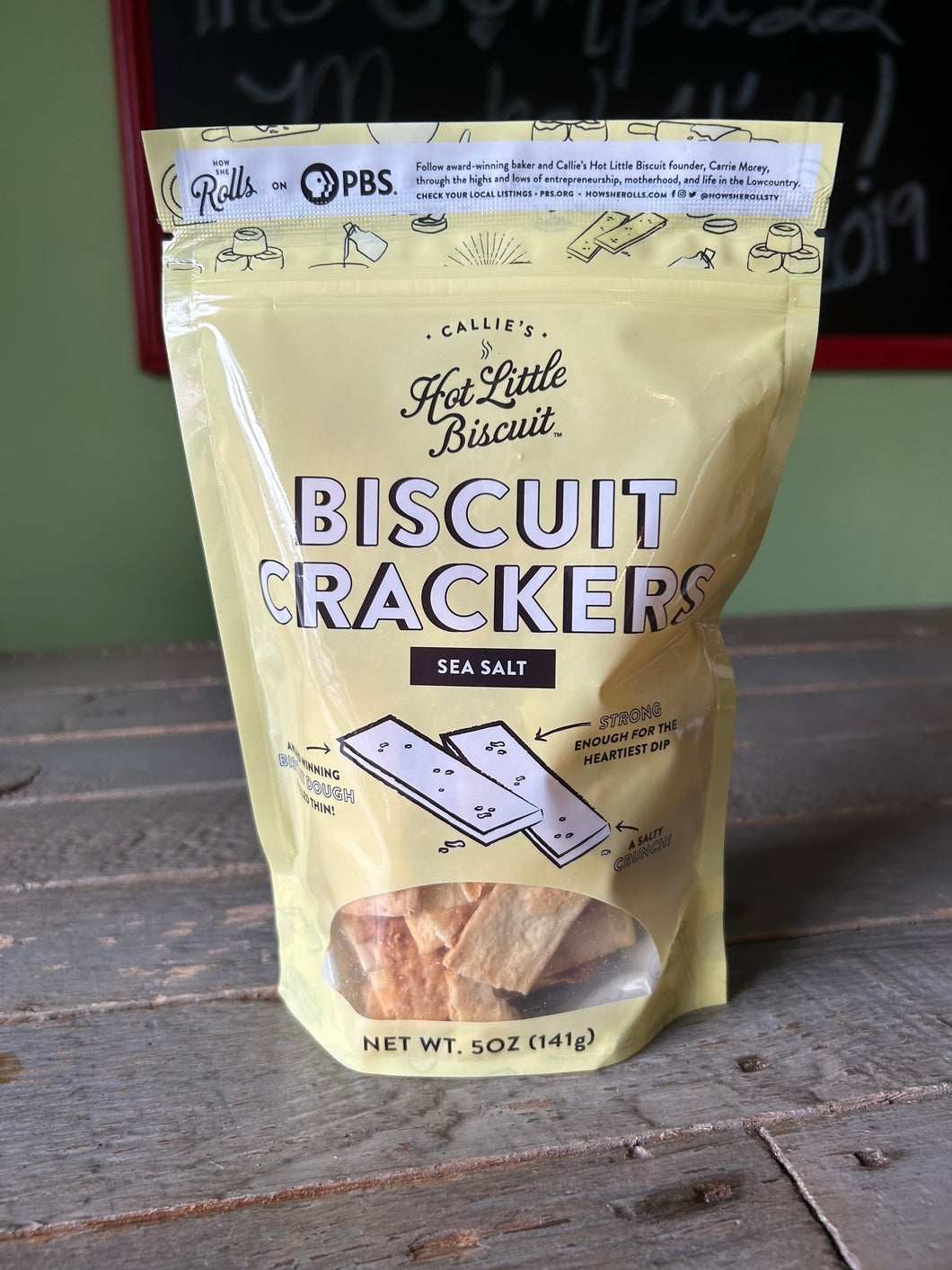 Callie's Hot Little Biscuit Sea Salt Biscuit Crackers 5oz