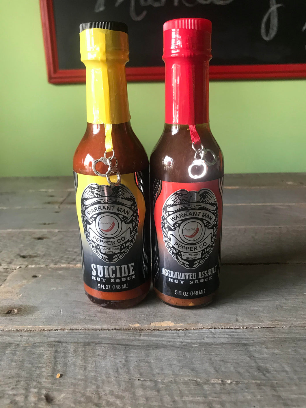 Warrant Man Pepper Co Hot Sauces 5oz